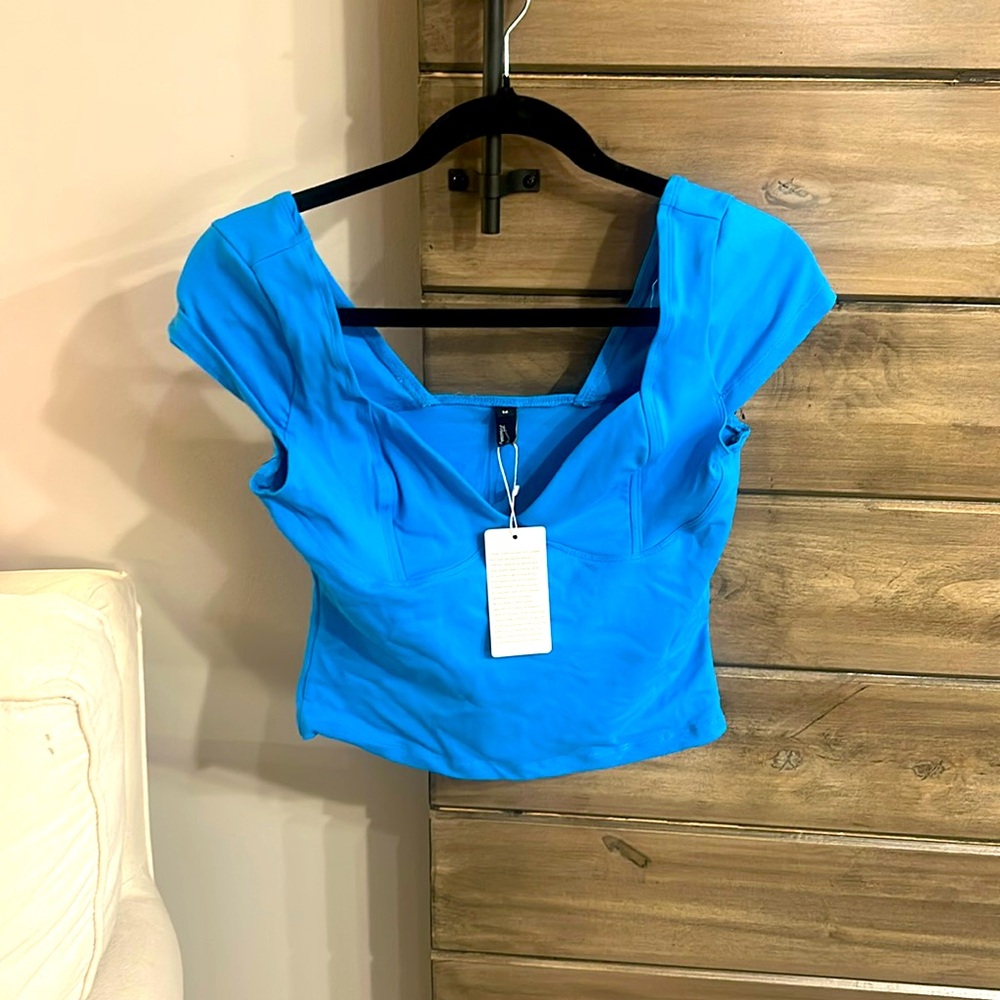 Beautiful blue summer top